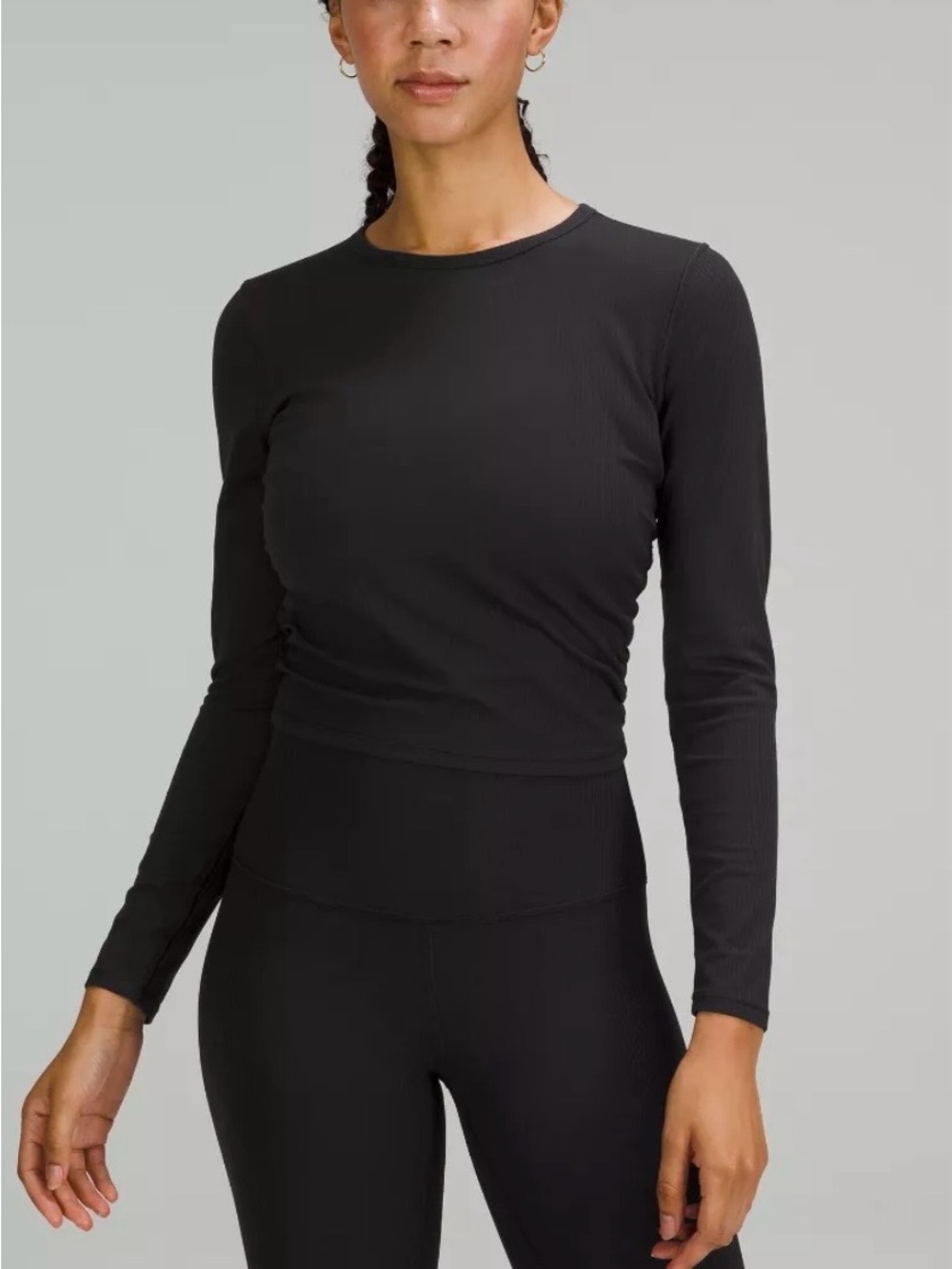 Lululemon All it Takes Ribbed Nulu long sleeve size 8